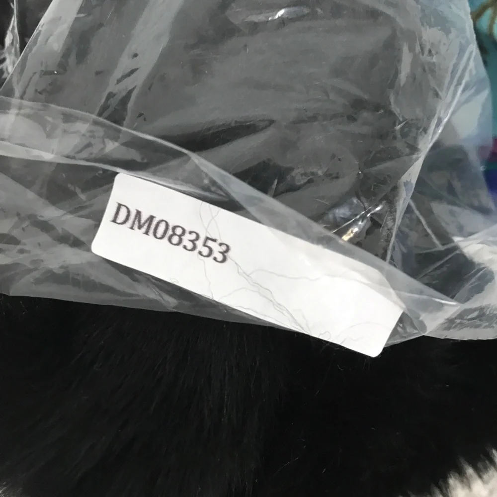 ARITZIA BABATON BLACK FAUX SCARF RECTANGLE WRAP